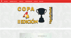 Desktop Screenshot of ligapadelmadrid.com